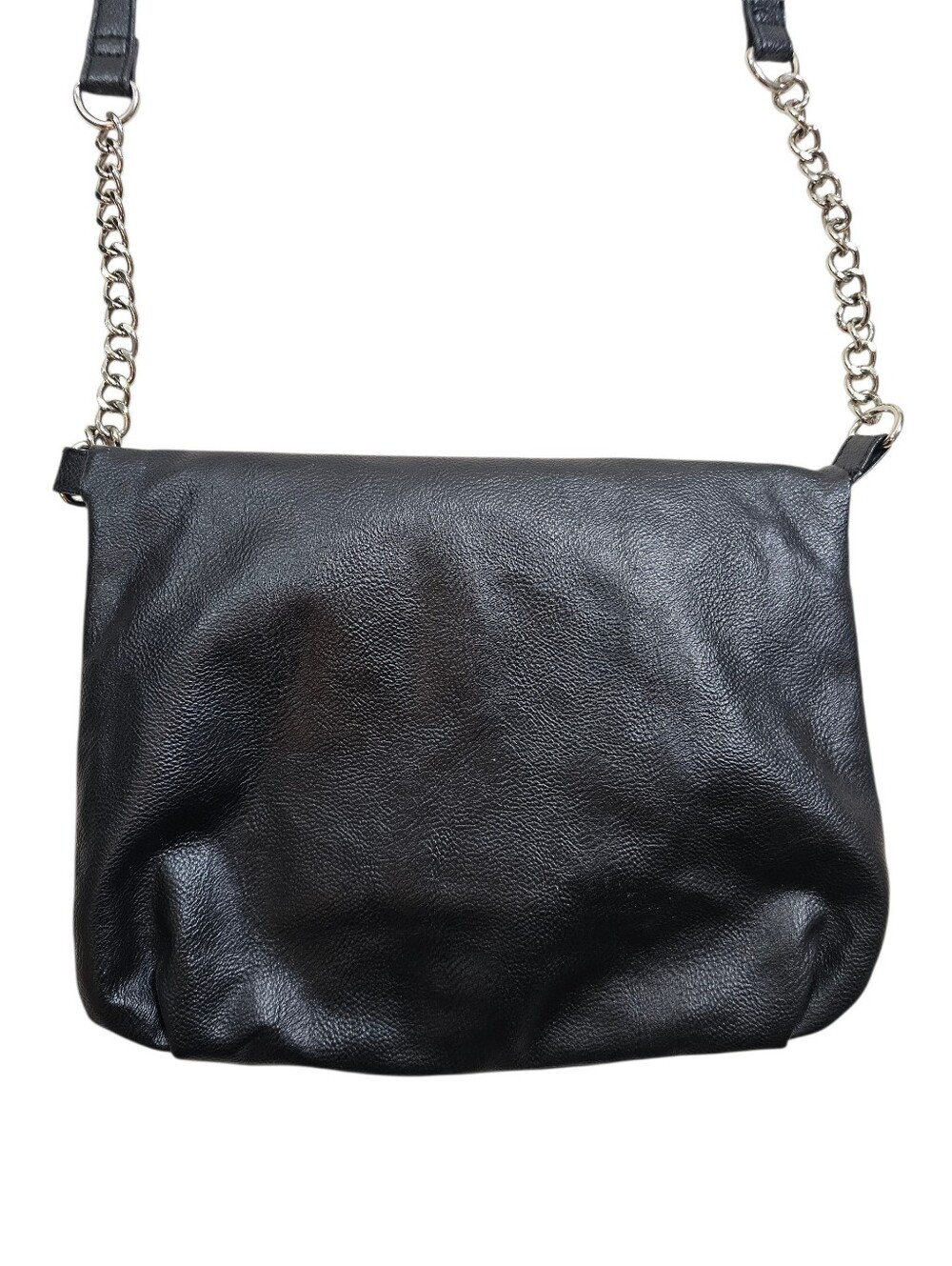 Nine West Black Faux Leather Foldover Crossbody Bag - Picture 4 of 4